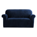 Artiss 2 Seater Sofa Cover Velvet Sapphire Couch Protector