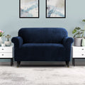 Artiss 2 Seater Sofa Cover Velvet Sapphire Couch Protector