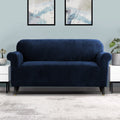 Artiss 3 Seater Sofa Cover Velvet Sapphire Couch Protector