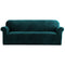 Artiss Sofa Cover 4 Seater Velvet Agate Green