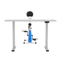 Artiss Automatic Standing Desk 140cm White with Folding X-Bike