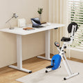 Artiss Automatic Standing Desk 140cm White with Folding X-Bike