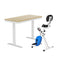 Artiss X-Bike 120cm Standing Desk Magnetic Resistance Oak