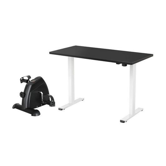 Artiss 140cm Electric Standing Desk with Pedal Bike Home Office