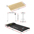 Artiss Electric Treadmill Walking Pad 140cm Standing Desk 400mm