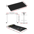 Artiss 120cm Standing Desk Treadmill 400mm Electric Walking Pad