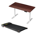 Artiss Electric Treadmill Walking Pad 400mm + 120cm Auto Standing Desk
