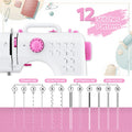 Devanti 12 Stitch Mini Sewing Machine Portable LED Lights Kit