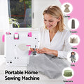 Devanti 12 Stitch Mini Sewing Machine Portable LED Lights Kit