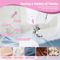 Devanti 12 Stitch Mini Sewing Machine Portable LED Lights Kit