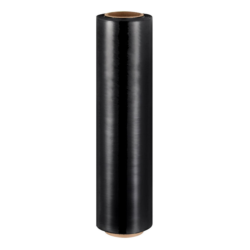 Stretch Film 500mm x 400m Black Shrink Wrap Pallet 1 Roll