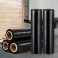 Stretch Film 500mm x 400m Black Shrink Wrap 5 Rolls Pallet