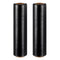 Stretch Film 500mm x 400m Black Pallet Shrink Wrap 2 Rolls