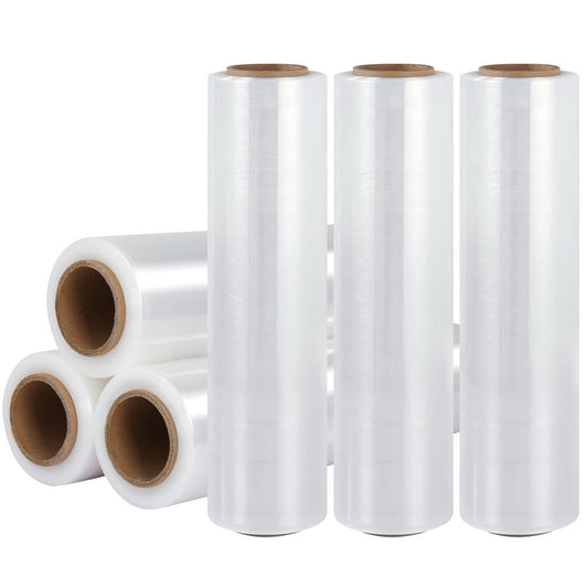 500mm x 400m Clear Stretch Film Shrink Wrap 6 Rolls Pallet
