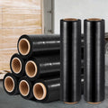 Stretch Film 500mm x 400m Pallet Wrap Black 8 Rolls