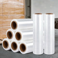 Stretch Film 500mm x 400m Clear Plastic Shrink Wrap 8 Rolls