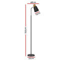 Artiss LED Floor Lamp Modern Black Reading Light Stand Living Room