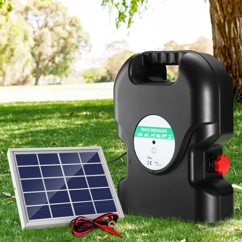 Giantz Solar Fence Energiser 20km 1.2J Electric