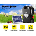 Giantz 15KM Solar Fence Energiser 0.8J Electric