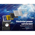 Giantz 15KM Solar Fence Energiser 0.8J Electric