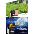 Giantz Solar Electric Fence Energiser 5KM 500M Poly Rope