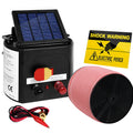 Giantz 3KM Solar Electric Fence Energiser 1200M Poly Tape