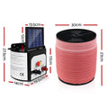 Giantz Solar Electric Fence Energiser 8KM 1200M Poly Tape