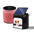 Giantz Solar Electric Fence Energiser 8KM 1200M Poly Tape