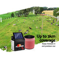 Giantz Solar Fence Energiser 3KM Electric 2000M Poly Tape