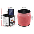 Giantz Solar Electric Fence Energiser 8KM 2000M Poly Tape