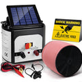 Giantz Solar Electric Fence Energiser 8KM 2000M Poly Tape