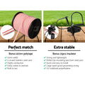 Giantz Solar Fence Energiser 3KM 400M Poly Tape Insulator