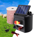 Giantz 3KM Solar Electric Fence Energiser 500M Poly Wire