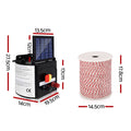 Giantz Solar Electric Fence Energiser 5KM 500M Poly Wire