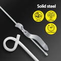 Giantz 20x Electric Fence Pigtail Posts Steel Tape