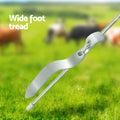 Giantz 20x Electric Fence Pigtail Posts Steel Tape