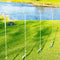 Giantz 20x Electric Fence Pigtail Posts Steel Tape