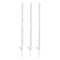 Giantz Electric Fence Posts 20pcs Poly White