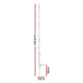 Giantz Electric Fence Posts 20pcs Poly White