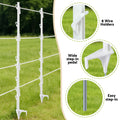 Giantz Electric Fence Posts 20pcs Poly White