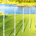 Giantz Electric Fence Posts 20pcs Poly White