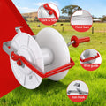 Giantz Electric Fence Reel Geared Portable Polywire White