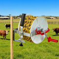 Giantz Electric Fence Reel Geared Portable Polywire White