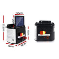 Giantz Solar Fence Energiser 3KM 0.1J Electric Fencing Charger