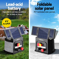 Giantz 3km Electric Fence Energiser Solar 0.1J Pet