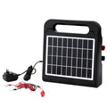 Giantz 5km Solar Electric Fence Energiser 0.15J Farm Animal