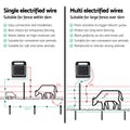 Giantz 5km Solar Electric Fence Energiser 0.15J Farm Animal