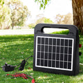 Giantz 10km Solar Electric Fence Energiser 0.3J Farm Animal