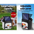 Giantz Solar Fence Energiser 8KM 0.3J Electric Fencing Charger