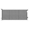 Keezi Retractable Gate Baby Gate Pet Safety Fence Extends up to 400cm Grey
